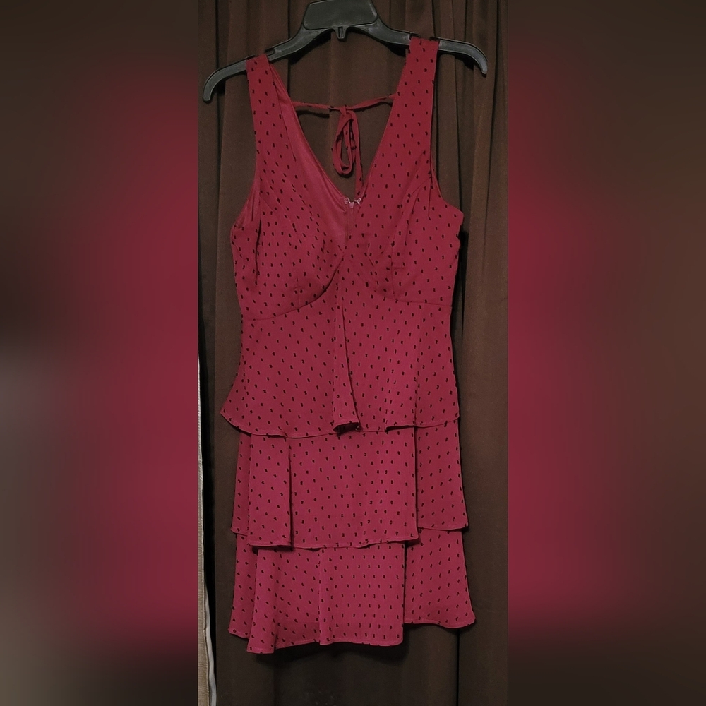 Xtraordinary Burgundy Sleeveless Dress Size 11.